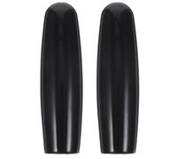 2pcs Heavy Duty Black Plastic Beer Tap Handles for Kegs Faucet Handle Replacement Compatible Kegerator Beer Taps