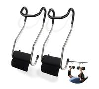 2pcs Heavy Duty Dumbbell Hooks, Hooks For Dumbbells Barbell, Dumbbell Spotter Hook Barbell Attachment For Dumbbells Bench Press, Fitness Weightlifting, Chest And Shoulder Workouts