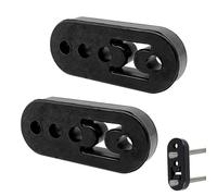 2PCS Heavy-Duty Exhaust Hanger, Mount Rubber Hanger Bracket, Universal Exhaust Rubber Mount with Shock-Absorbing Support, Muffler Insulator Bushing Bracket for Cars, Trucks, Vans