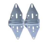 2Pcs Heavy Duty Garage Door Hinges Replacement Flap Track Hinge Hardware Parts Enduring Bracket for Residential/Light Commercial