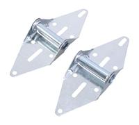 2Pcs Heavy Duty Garage Door Hinges Replacement Flap Track Hinge Hardware Parts Enduring Bracket for Residential/Light Commercial