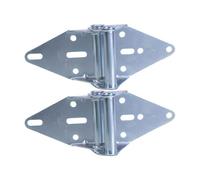2Pcs Heavy Duty Garage Door Hinges Replacement Iron Garage Door Bracket Replacement Parts Enduring Heavy Duty Steel Hardware