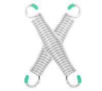 2pcs Heavy Duty Hanging Chair Spring for Porch Swing, Silver