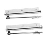 2pcs Heavy Duty Hydraulic Door Closer - Automatic Spring Door Closers for Homes, Smooth Operation, Prevents Slamming, for High Traffic Areas, Easy Install