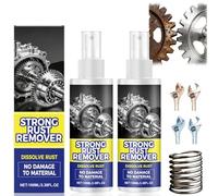 2PCS Heavy-Duty Metal Rust Remover Spray & Converter for Cars & Stainless Steel, Effective Rust Treatment, Cleaner, Protection & Prevention, Anti-Rust Spray for Long-Term Rust Removal & Inhibition