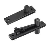 2Pcs Heavy Duty Pivots Hinge Stainless Steel Concealed Door 360/90 Degree Rotating Shafts Wood Enduring Stainless Steel Concealed