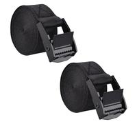 2PCS Heavy-Duty Ratchet Tie Down Straps (300cm/250kg),Adjustable Lashing Straps for Trucks, Trailers &Cargo Securing