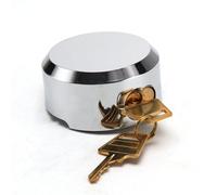 2PCS Heavy Duty Round Concealed Padlock Shutter Gate Door Van Replacement Lock