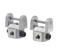 2Pcs Heavy Duty Scroll Cutter Holders NonPin Conversion Clamp Set Metal Design for Woodworking Tool Hacksaw Adapter Upper Lower