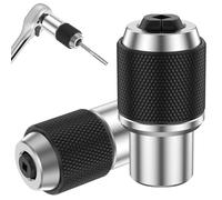 2pcs Heavy-Duty Tap Socket Set, 3/8" Drive Tap Extractor Tools with Adjustable Jaws, Fits #6 to 1/2" (3-12mm) Taps - Tap Wrench for Taps, Reamers & Screw Extractors