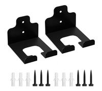 2pcs Heavy Duty Trimmer Rack Wall Mounted Garage Organizers for Secure Storage of Garden Tool and Sport Gear Outdoor Use Antirust Tool Hanger