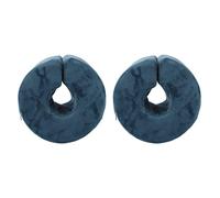 2Pcs Heel Pillow for AntiBedsore, Ankle Heel Elevator Support Pillow Surgery Recovery Foot Donut Loop Sleeping Leg Rest for Elderly Bedridden Patient (17 x 17 x 11cm)