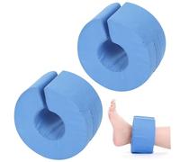2Pcs Heel Protectors for Pressure Sores, High-Density Foam Ankle Protector Lightweight Comfortable Ankle Elevator for Elderly Bedridden Patients Foot Pillow