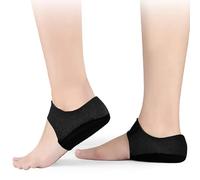 2PCS Heel Protectors, Silicone Heel Cushion Pads for Plantar Fasciitis, Thickened Gel Pads for Cracked Heels Achilles Tendonitis Foot Heels Pain Relief-Adjustable Cups for Blister Prevention