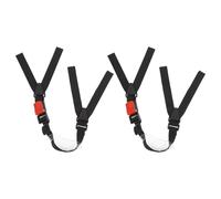 2pcs Helmet Chin Strap for Safety Hat Adjustable Polyester Black