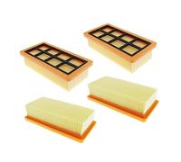 2pcs HEPA Filter Compatible With Karcher 6.415-953.0 AD 3.000 AD 3.200 Dust Cleaning Filter Accessories Vacuum Cleaner Filter (Color : 4pcs)