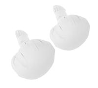 2pcs Herbal Chinese Massage Ball with Handle, Cotton Cloth White