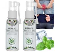2pcs Herbal Hemo/rrhoids Spray,Fast Acting Soothing Solution for Hemo/rrhoids,Natural Pain Relief Spray,Pi/les Treatment Extra Strength,Soothes Itching&Discomfort,Deep Repair,Gentle,Non-Irritating