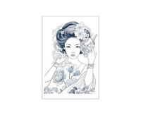 2Pcs Herbal Juice Chest Patches Tattoo Patches Last 15 Days Back Semi-Permanent Non-Reflective Temporary Tattoo Tattoo Sticker Fake Tattoo
