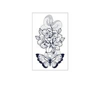 2Pcs Herbal Owl Juice Tattoo Stickers For Men And Women Waterproof And Long-Lasting Simulation Tattoo Stickers Temporary Tattoo Tattoo Sticker Fake Tattoo