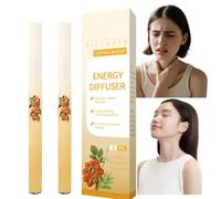 2PCS Herbal Relaxation Diffuser,Fum Inhaler Qu/it Smo/king,Cloudy Personal Diffuser Pen,Natural Herbal Ingredients to safe use,Gentle Formula for Lung Care without Irritate,Suitable for Most,Yellow