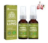 2pcs Herbal Spray Cleansing Lung - Powerful lung cleansing spray, Respinature Herbal Lung Cleanse Mist - Lung Exerciser for Healthier and Cleaner Lungs, improve breathe, Natural ingredients