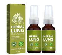 2pcs Herbal Spray Cleansing Lung - Respinature Herbal Lung Cleanse Mist - Lung Exerciser for Healthier and Cleaner Lungs - Powerful Lung Support - Natural Respiratory Cleanse & Breathe Spray - 30ml