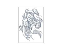 2Pcs Herbal Tattoo Sticker Juice Semi-Permanent Waterproof Lasting 15 Days Non-Reflective Temporary Tattoo Tattoo Sticker Fake Tattoo