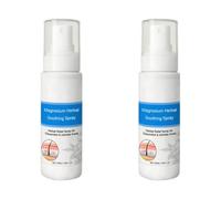 2pcs Herbals Psoriasiss Foam Spray, 50ml Magnesium Spray, Natural Skin Repair Mist Relieves Itching, Redness, and Flaking Fast. Safe for Sensitive and Intimate Skin