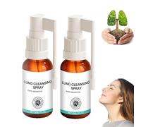 2pcs Hervitalyears Lung Cleansing Spray, Natural 3X Concentrated Mullein Lung Cleanse Breathespray, Spray Cleansing Lung, Lung Cleaner for Lung Health