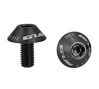 2Pcs Hexagon Screws and Screws M5 * 12mm Bicycle Water Bottle Cage Holder Bracket Screw Nuts and Set Bike Accessories for Bicycle Water Bottle Cage Replacement(Black)