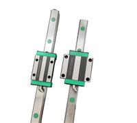 2Pcs HGR15 HGR20 HGR25 Linear Guide Rail + 4Pcs HGH15CA HGW15CC HGH20CA HGW20CC Blocks for CNC Part XYZ Axis Router(300mm)
