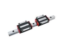 2PCS HGR20 square linear guide rails + 4PCS HGW20CC slider brackets(200mm)