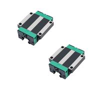 2pcs HGW25CC Linear Slider Bearing HGH20CA Square Bearing Slider Block for HGR25 High Assembly CNC Linear Guide