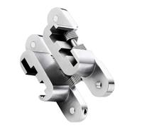 2pcs Hidden Gate Hinge Stainless Steel Invisible Hinges Concealed Barrel Wooden Box 180 Degree Folding Heavy Duty Built-in Door for Doors(60mm)