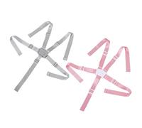 2pcs High Chair Safety Harness Five Point Replacement Strap
