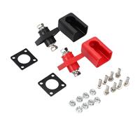 2Pcs High Current Sturdy Brass Wall Mounted Terminals Block With Screw Designs For Electrical Projects Supplies Easy Installion Through Wall Connectors