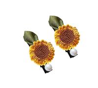 2Pcs High Elasticity Flower Hair Clip Fashionable Hairband Floral Hairpin For Stylish Women And Various Occasion Practical Hair Accessory