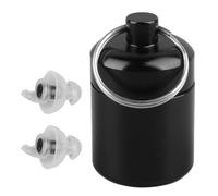 2Pcs High Fidelity Music Earplugs, Noise Reduction Hearing Protection Earplugs, Concert Earplugs with Metal Case for Musicians, Drummers, Concerts, Sleeping