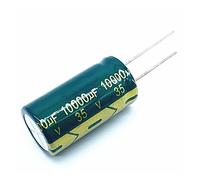2pcs High Frequency Low Impedance 35V 10000UF 18 * 35MM Aluminum Electrolytic Capacitor 10000uf 35v 35V10000UF Energy storage elements