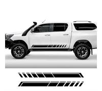 2PCS High Performance Sport Racing Graphic Vinyl Stripes, For 4x4 Pickup Truck Door Decals Auto Tuning Accessories Sports Pattern and Decals Suitable
