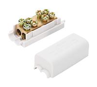 2Pcs High Power Main Splitter T Shape 1 in 2 Out Wiring Terminal Block ZK 1310 1000V 80A for Dome Light Wiring Dwitch Wiring