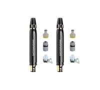 2pcs High Pressure Garden Hose Nozzle, High Pressure Car Wash Water GunNozzle, Rotating Hose Pipe Sprayer, 360 Degree Twist Adjuster, Ergonomic Handheld Water Sprayer for Garden Yard Patio Home
