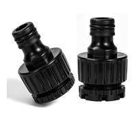 2Pcs High Pressure Hose Connector Replacement for Karcher K2 K3 K4 K5 K7 Pressure Washer, Quick-Release Coupling 6.465-031.0, Durable Plastic Adapter Fitting, Black