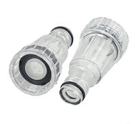 2PCS High Pressure Washer Water Filter Connection Fitting Set, Engineering Plastic for Car Cleaning, Soft Snow Foam for Small and Large Outdoor Pressure Washers
