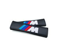 2Pcs High-Quality Carbon Fibre Car Seat Belt Shoulder Cushion Covers for BMW Auto