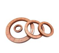 2PCS High temperature acid and alkali fluorine rubber skeleton oil seal 35 * 45/47/50/52/55/56 * 7/8/10/11/12(35x47x7)