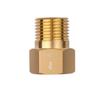 2PCS High Temperature Brass Not Return Valves G1/2 Inch Threaded General Pipe Connector Suitable for Washing Machine Anti Backflow Brass Valves