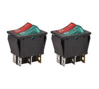 2PCS High Visibility Rocker Switch Set with Colorful Indicators Suitable for Diverse Fields Including Electronics and Automation Gear