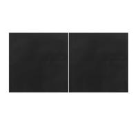 2pcs High Voltage Electrical Insulation Pads 10kv Rubber Mat | Textured Black Rubber, 1mm Thin Square Sheets, Waterproof Seal, Rolled Storage, Electricians and Technicians